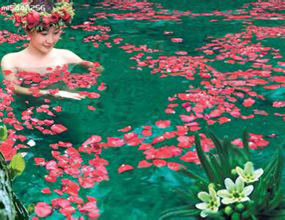 錦繡云臺花瓣溫泉